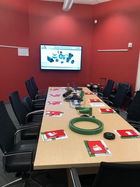 Asahitec Lunch and Learn Setup